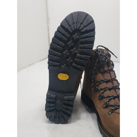 Zamberlan 631 Civetta Leather Hiking Boots Gore TEX Size 13 Taupe Pre Owned - Picture 7 of 8